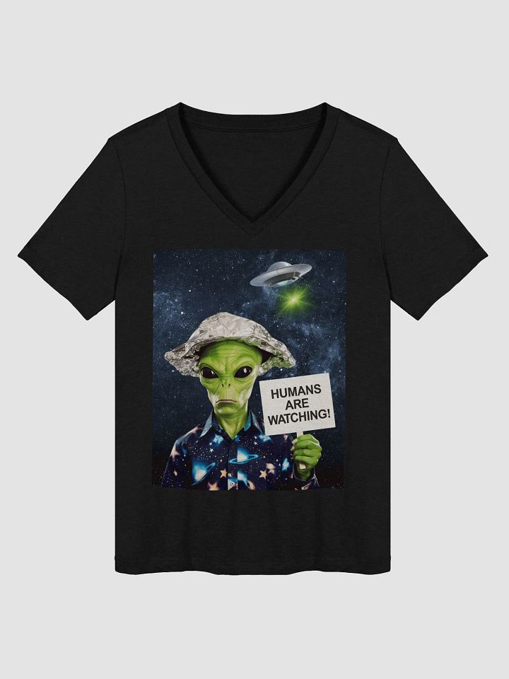 Galactic Watcher V-Neck Tee Bella+Canvas (Women's) product image (3)
