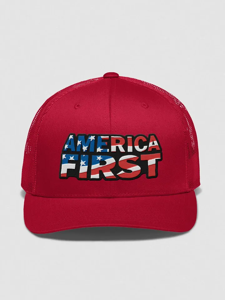 Trucker Cap: America First product image (1)
