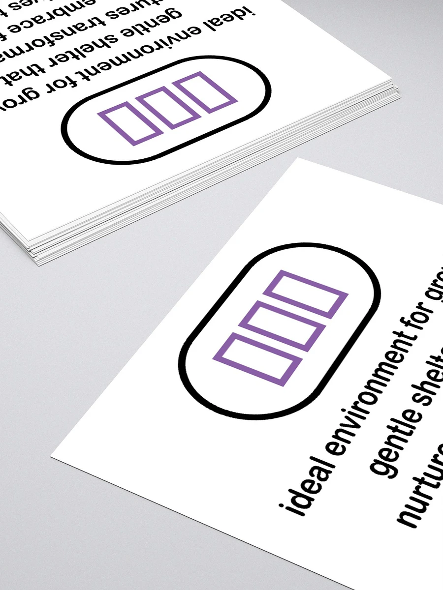 enclosure Sticker - light purple line product image (3)