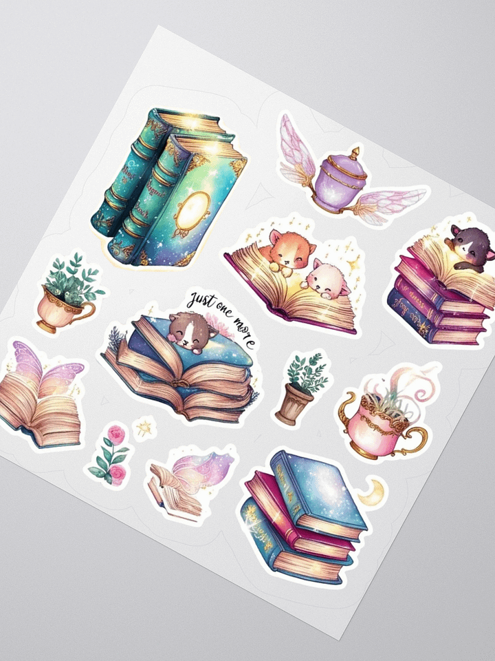 Whimsical Bookish Delights Sticker Pack product image (6)