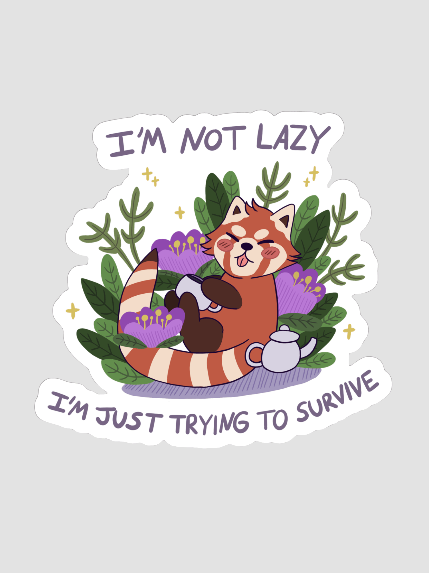 I'm Not Lazy Sticker product image (1)