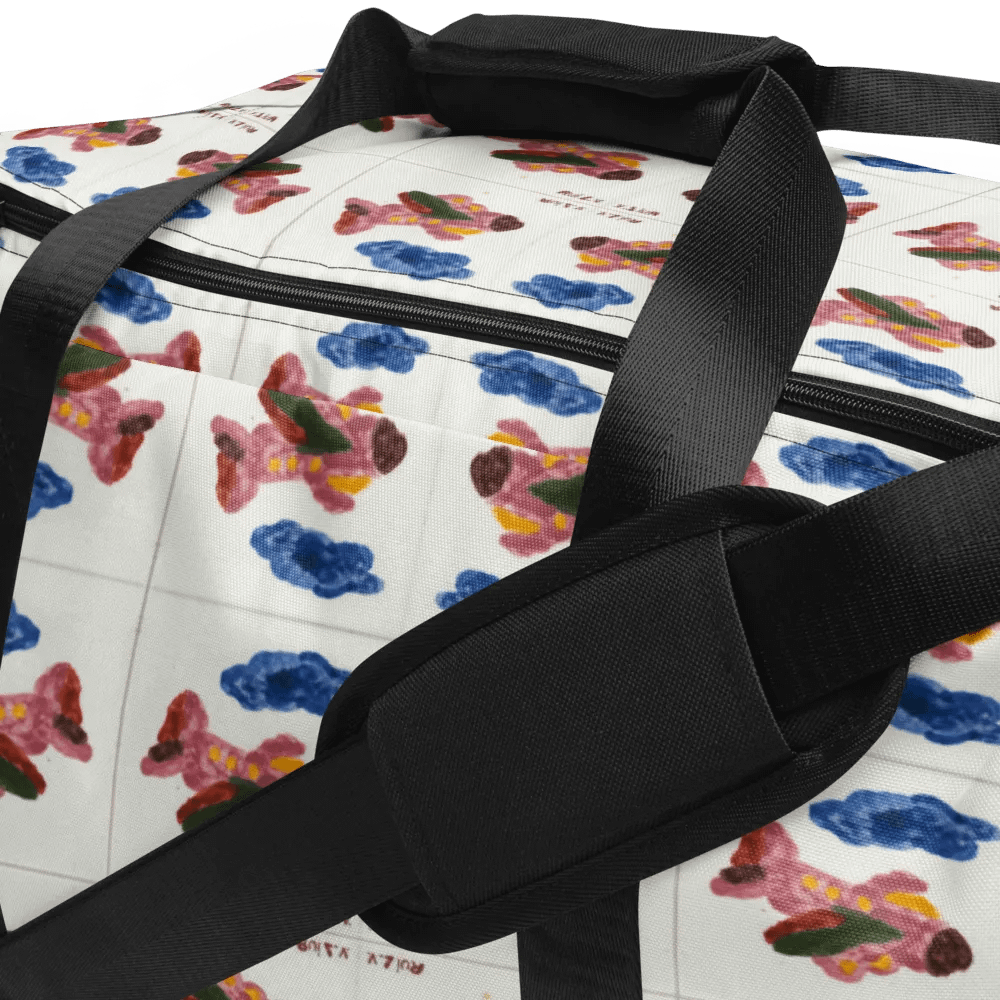 Kid Airplane (All-Over Print Duffle Bag) product image (6)