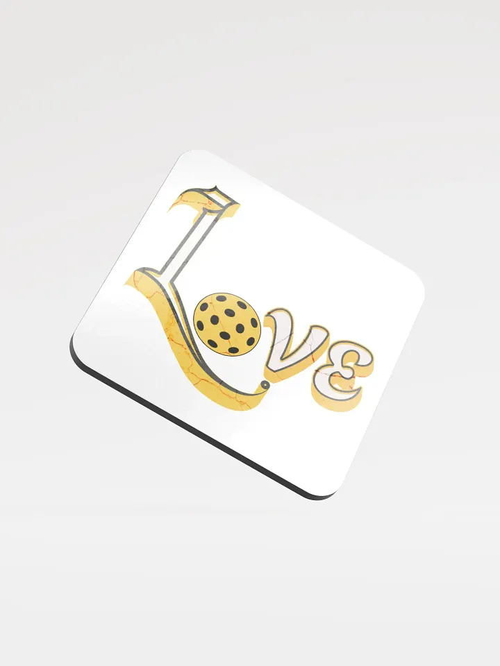 Love Pickleball Cork Coaster product image (1)
