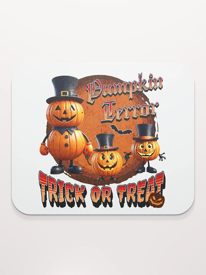 Pumpkin Terror Trick Or Treat Mouse Pad product image (2)