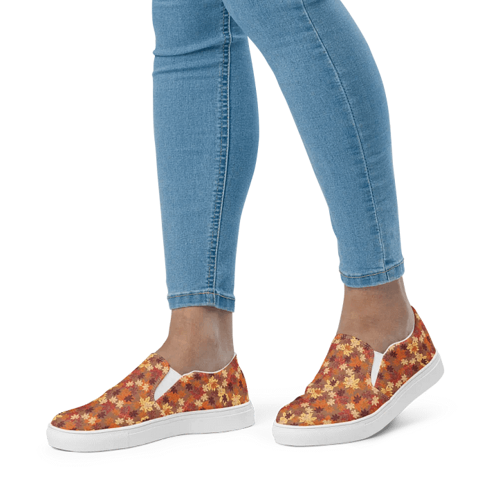 Autumn Leaves Canvas Slip-Ons product image (2)