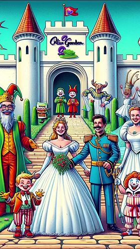 In a world where fast food royalty reign supreme, imagine the ultimate union: Burger King and Dairy Queen tie the knot, givin...