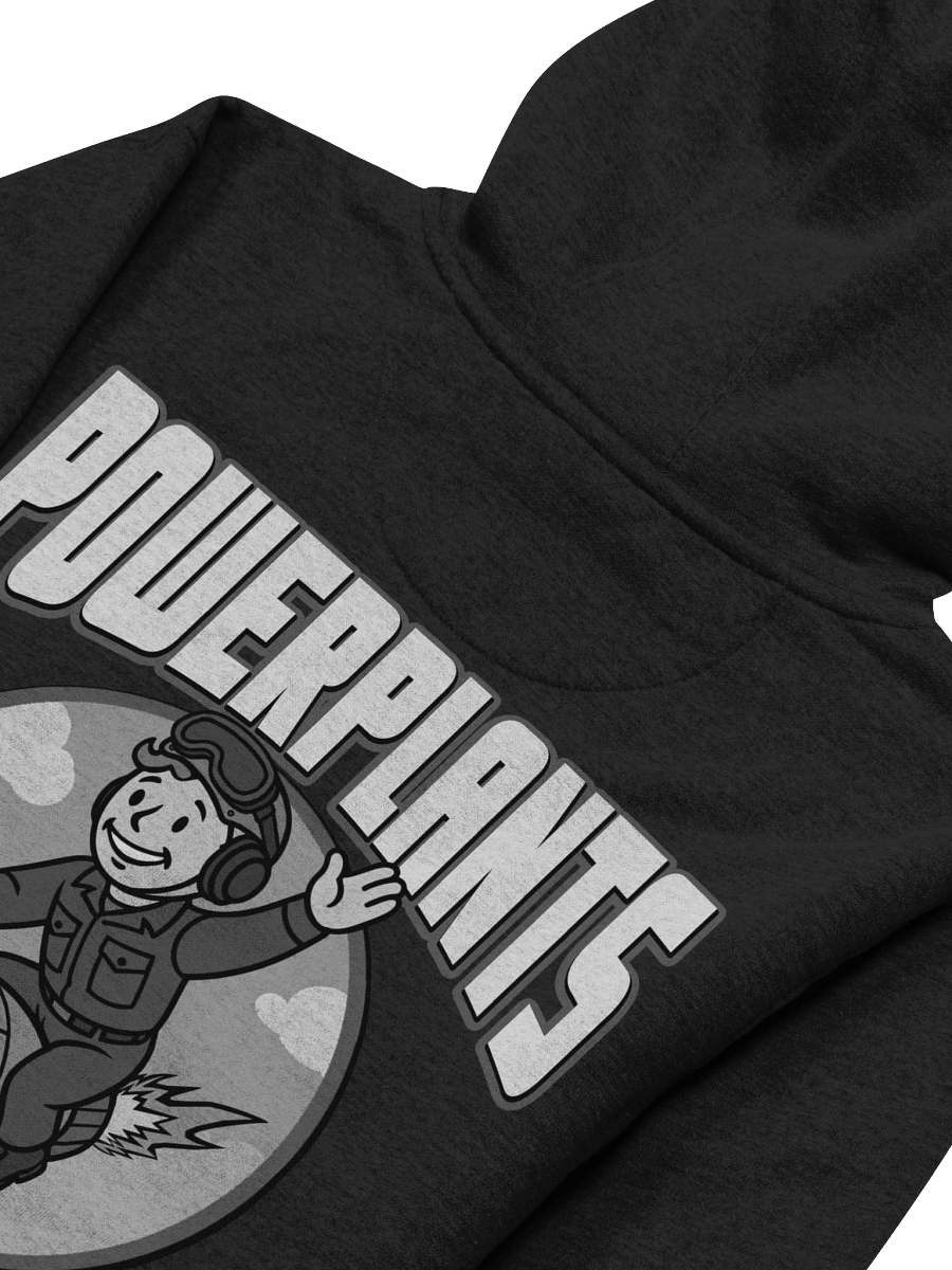"POWERPLANTS: Puff!" B/W Hoodie product image (3)