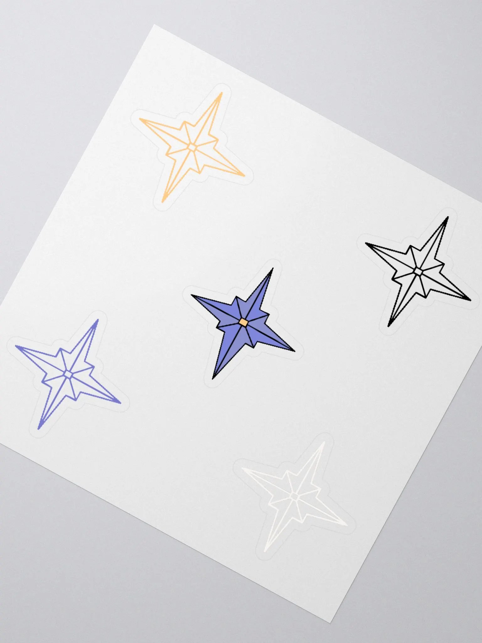 Compass Star Sticker Set product image (3)