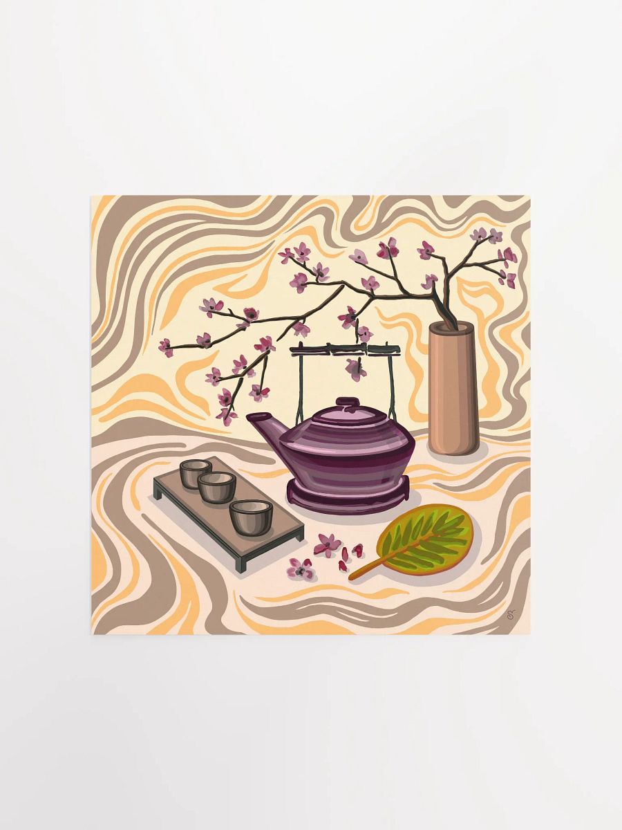 Serenity in Bloom Poster - Coffee Shop No. 5 product image (1)