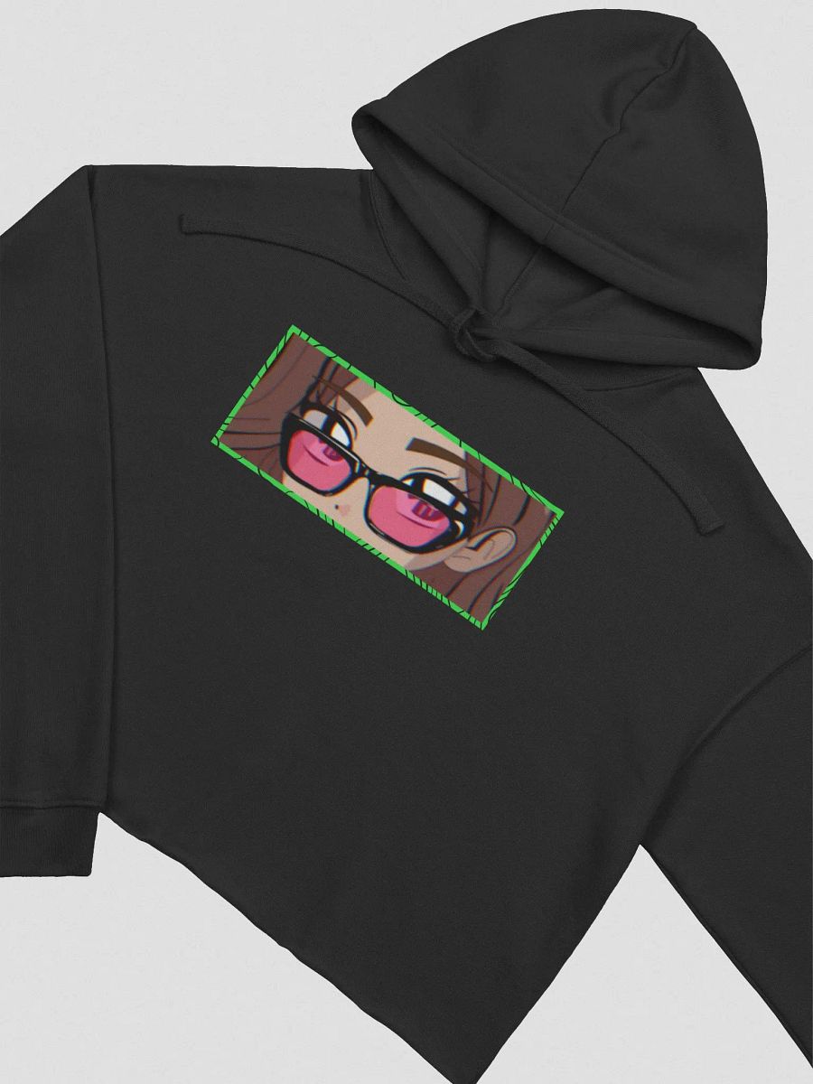 Anime Shades Crop Hoodie (Lime) product image (3)