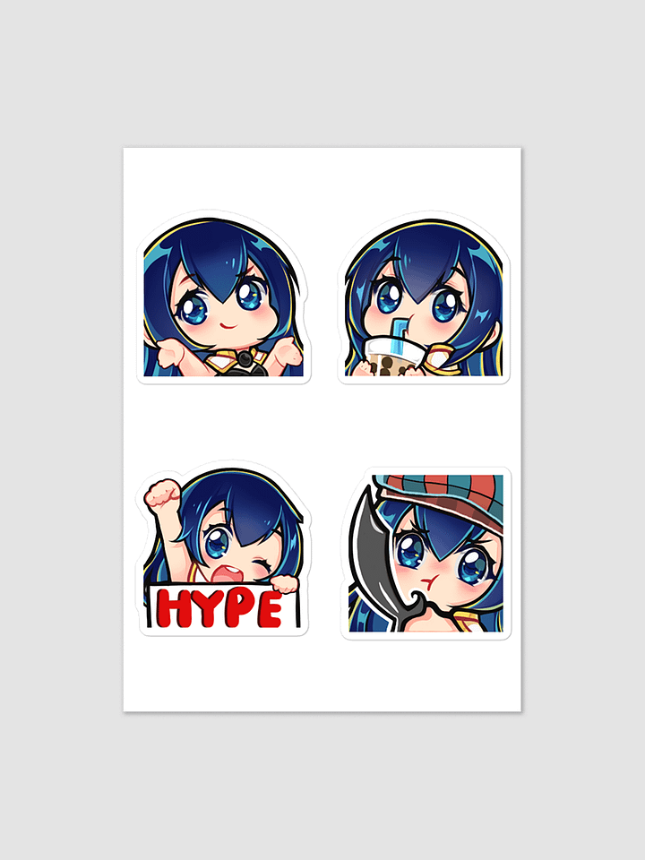 Shrug / Sip / Hype / Fight - Kiss Cut Sticker Sheet product image (1)