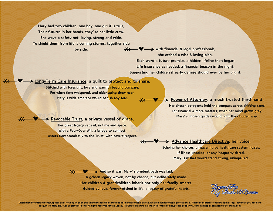 2025 ESTATE PLANNING MINDSET CALENDAR product image (4)