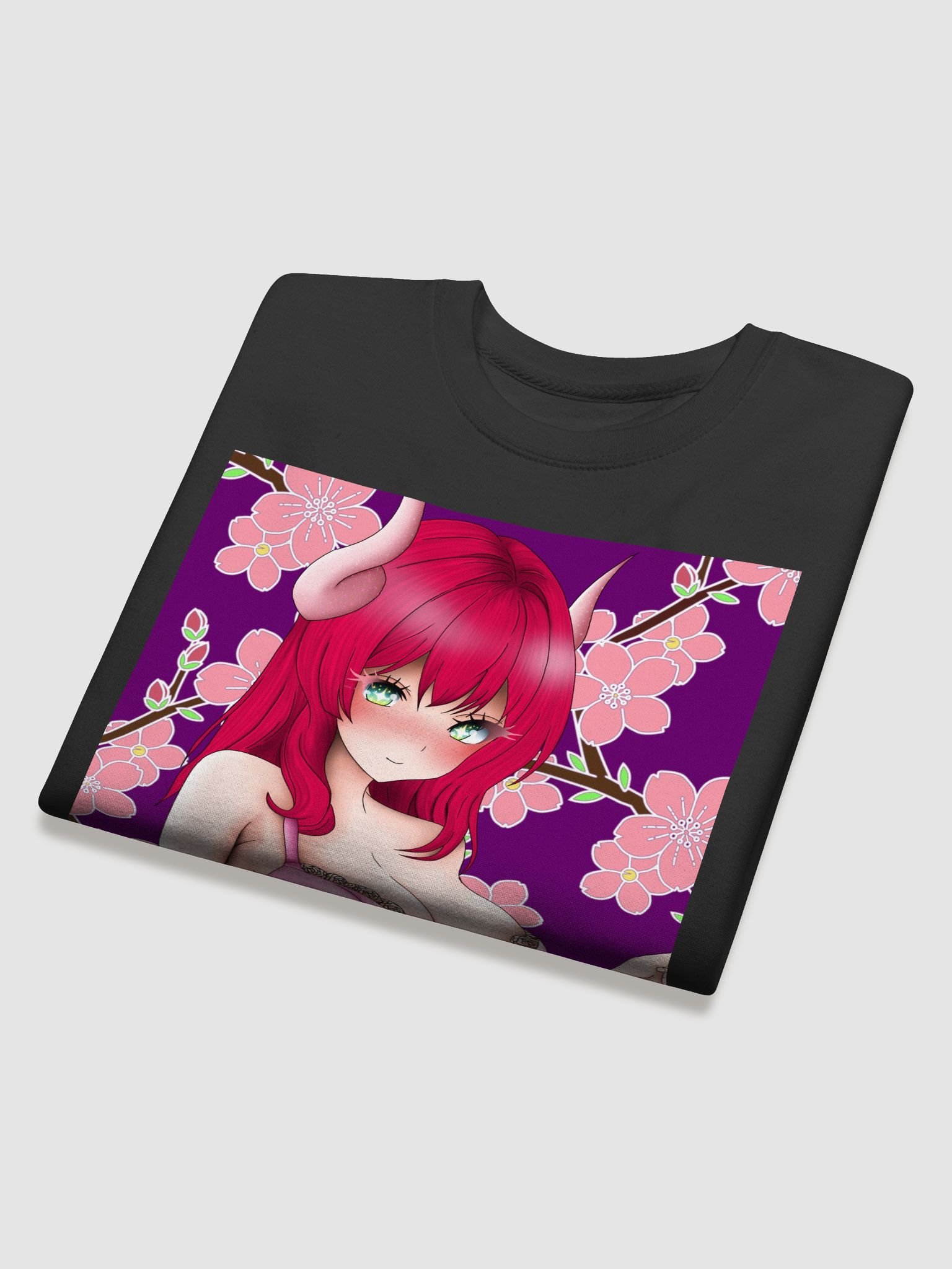 Horned Anime Beauty Sweatshirt product image (16)