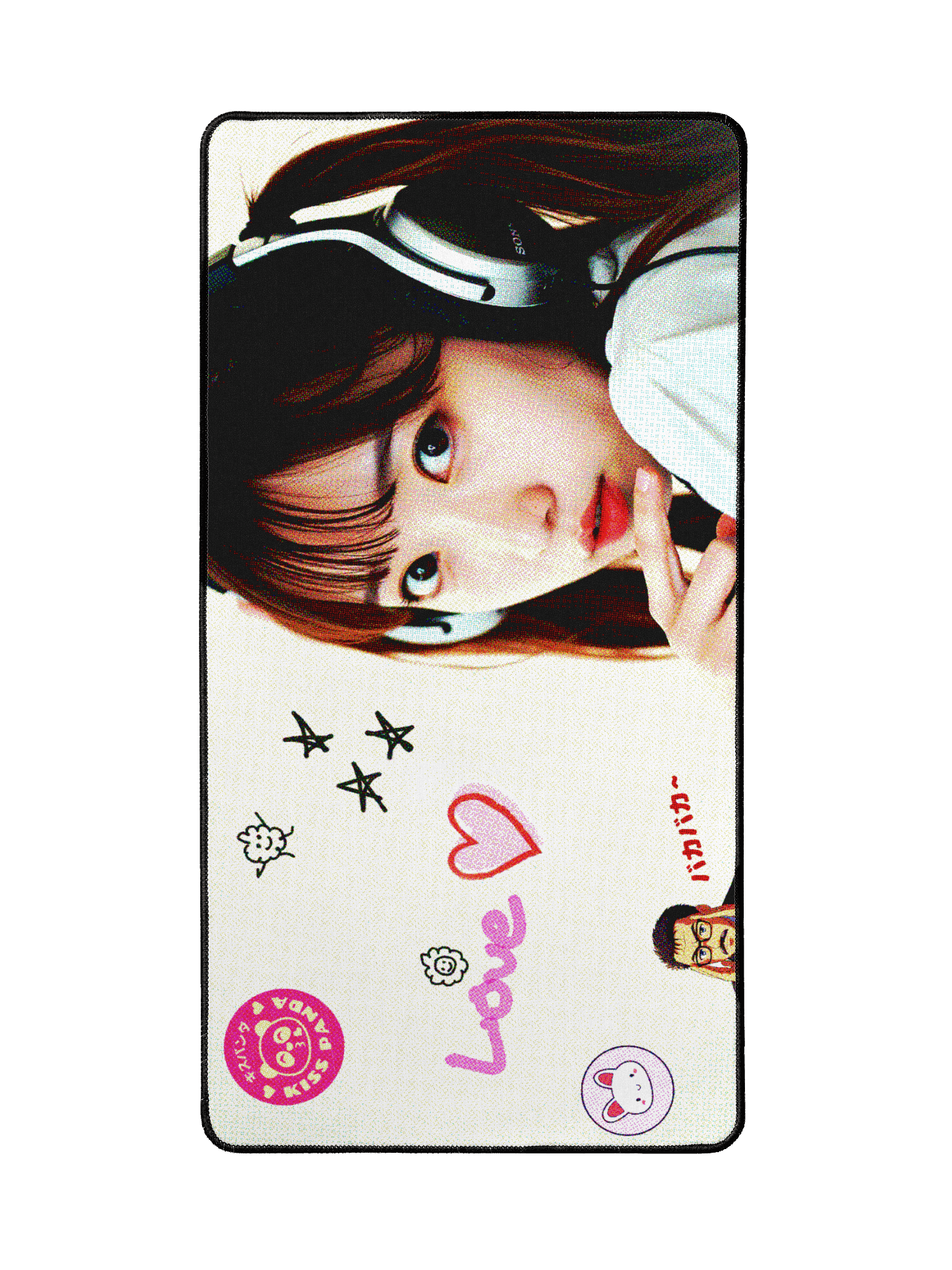 Desk Mat - Y2K Headphone Girl Collage product image (3)
