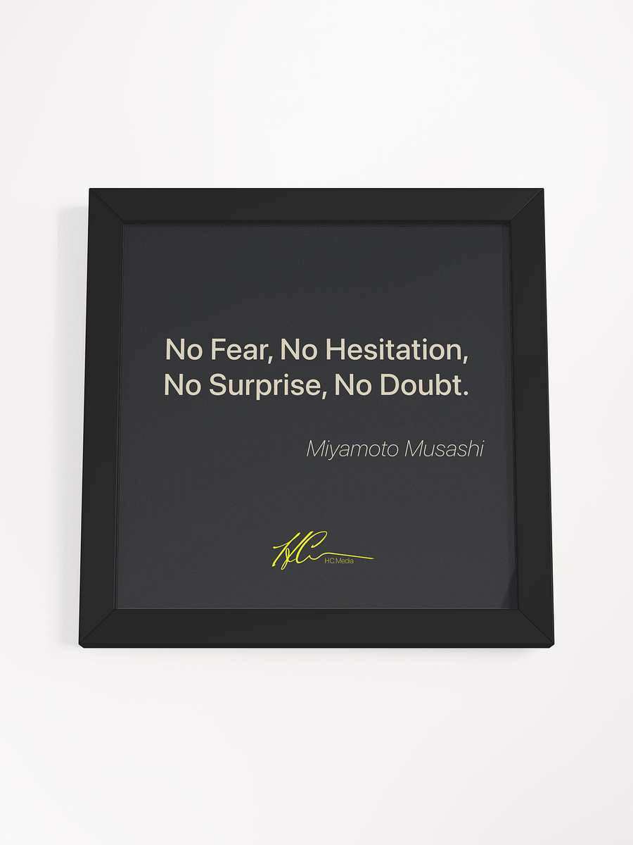 Miyamoto Musashi Q3 - Framed Poster product image (4)