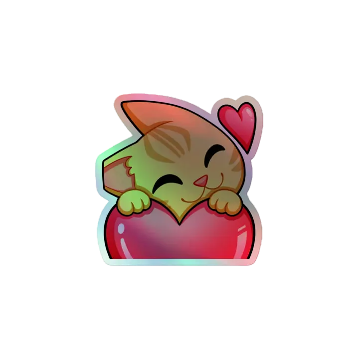 Funches Love Holographic Sticker product image (1)