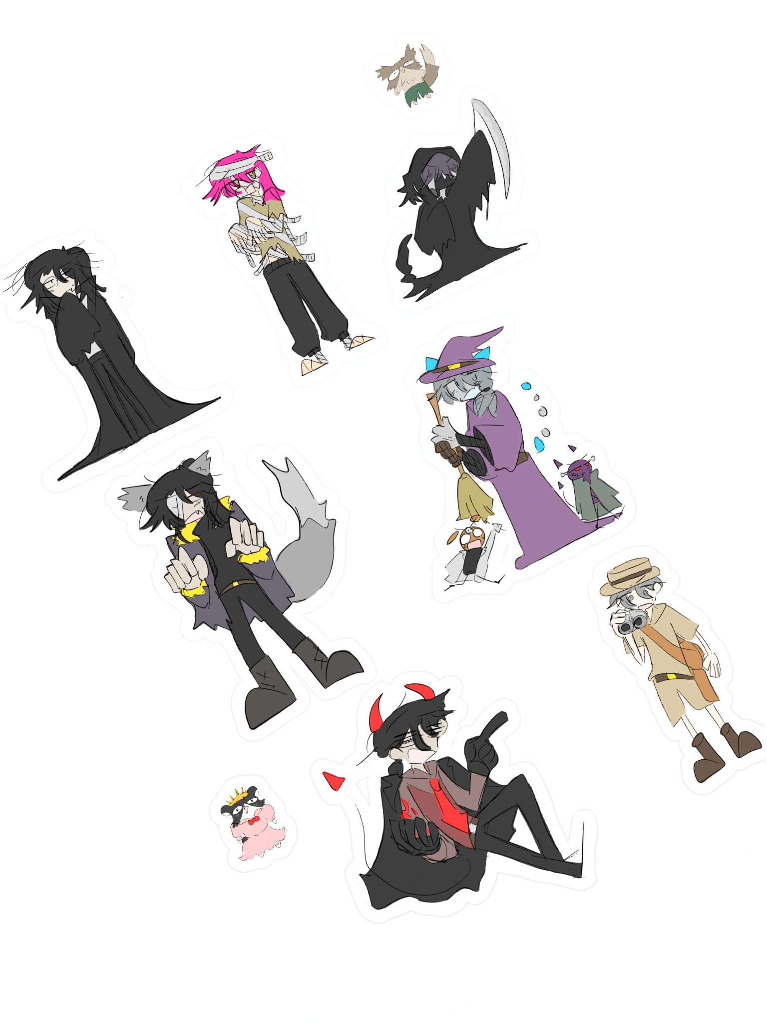 Moon Savers Halloween stickers product image (1)