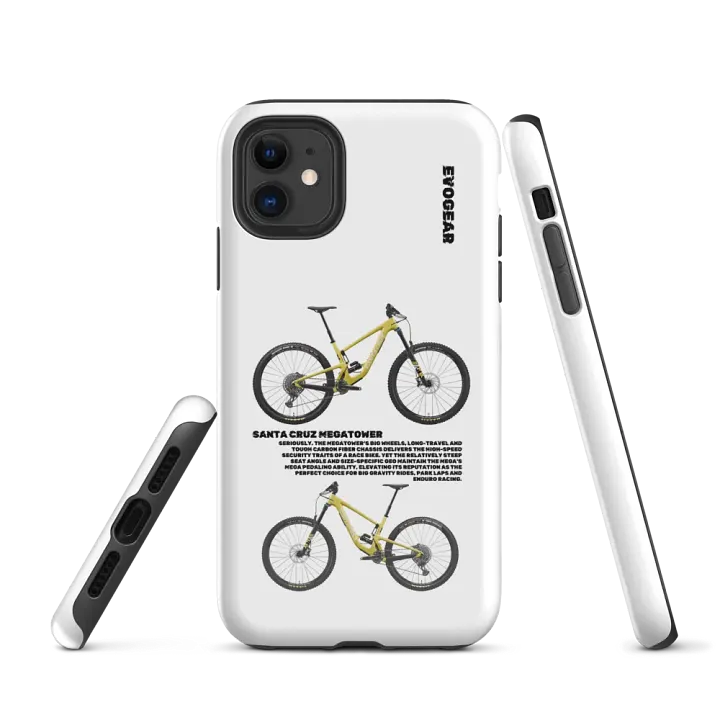 White Megatower iPhone Case product image (1)