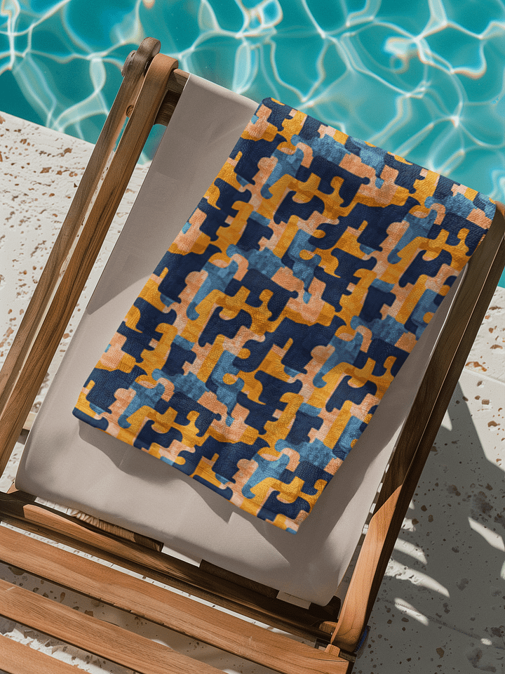 Flowing Shapes | Beach Towel product image (1)