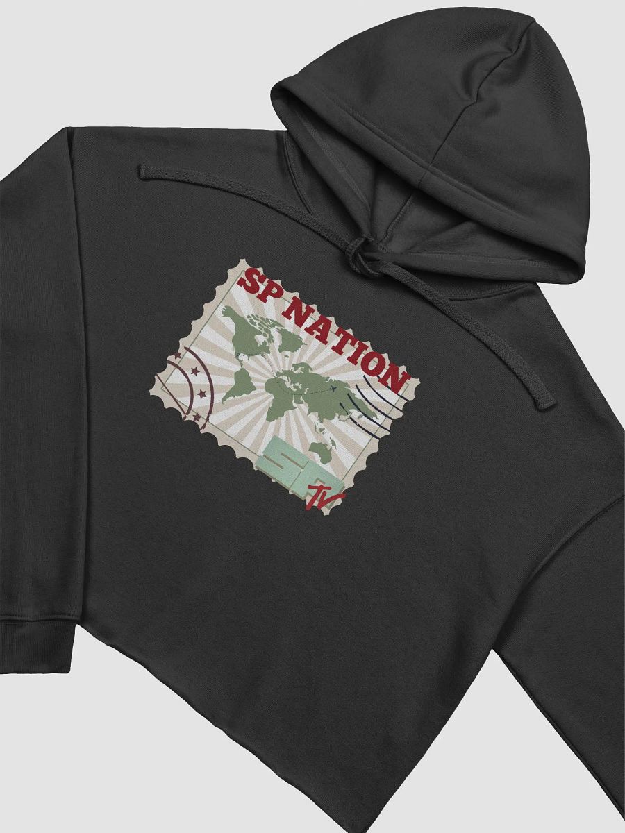 SP Nation, World Map - Bella Canvas Fleece Cropped Hoodie product image (3)