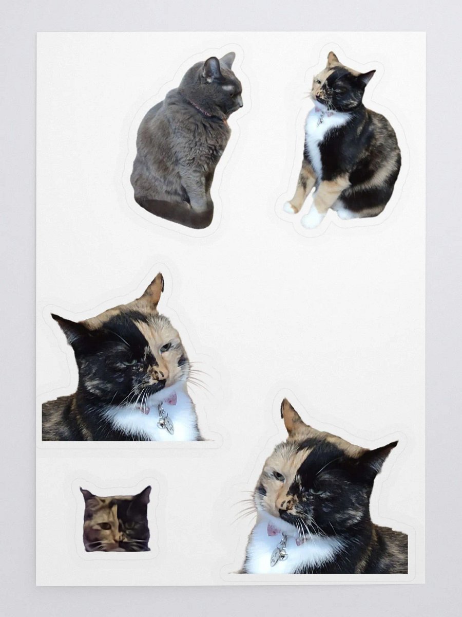 Judging Intensely Sticker Sheet product image (1)