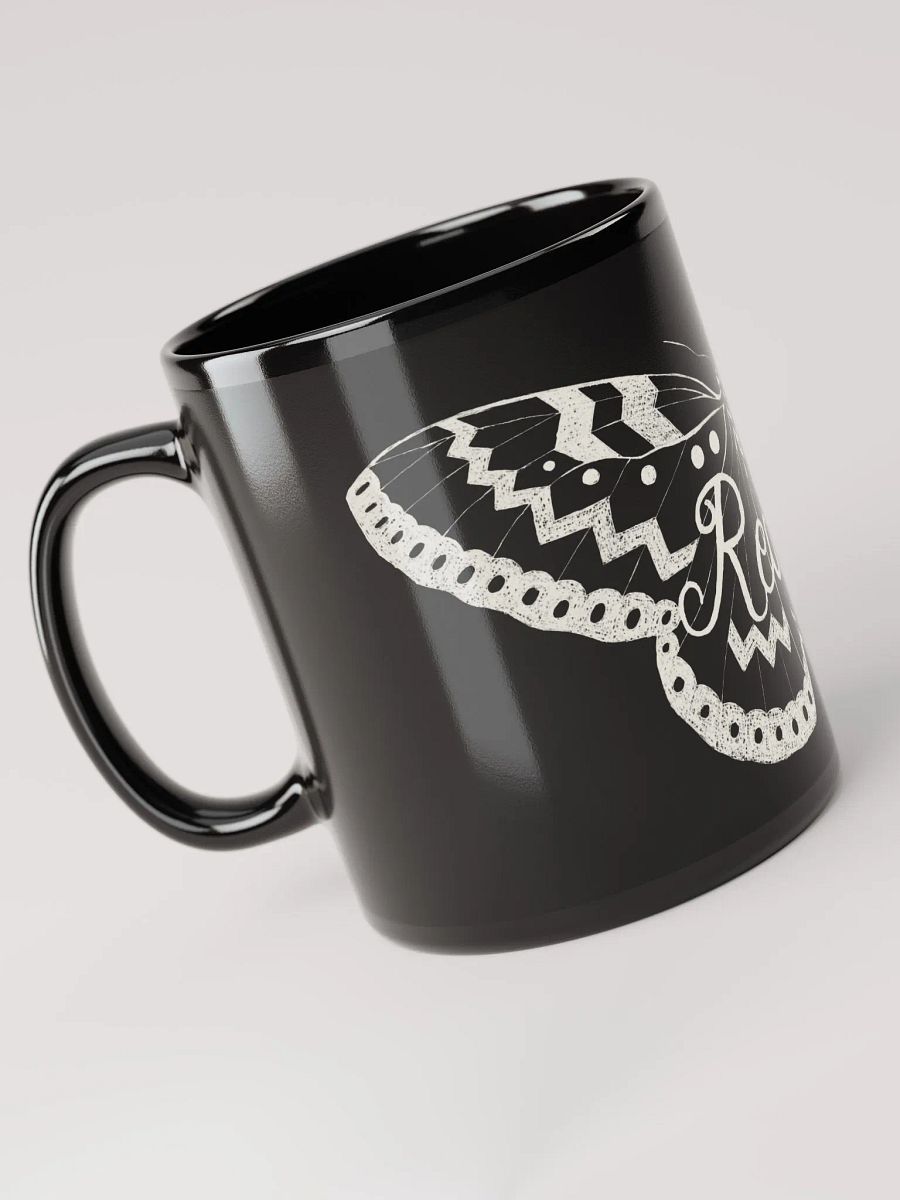Reality Moth Black Mug product image (2)