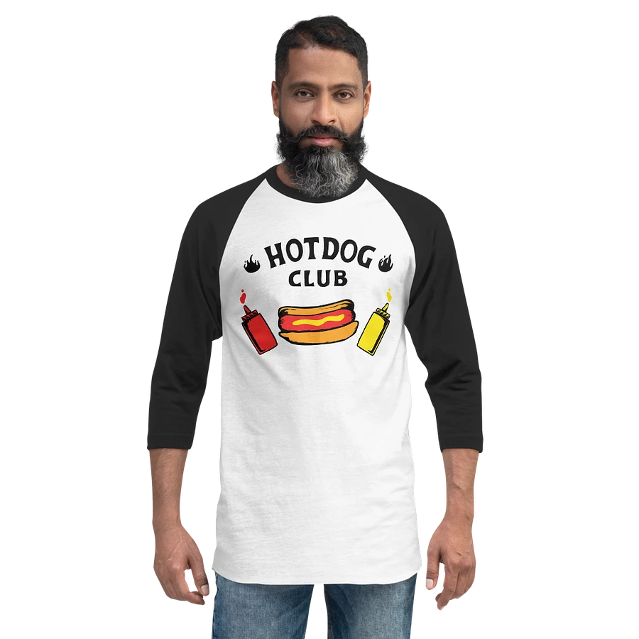 Hotdog Club Raglan Shirt product image (6)