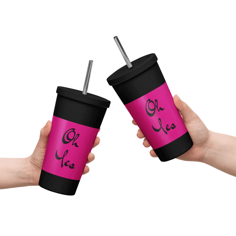 Insulated Tumbler with a Straw (oh yes) product image (10)