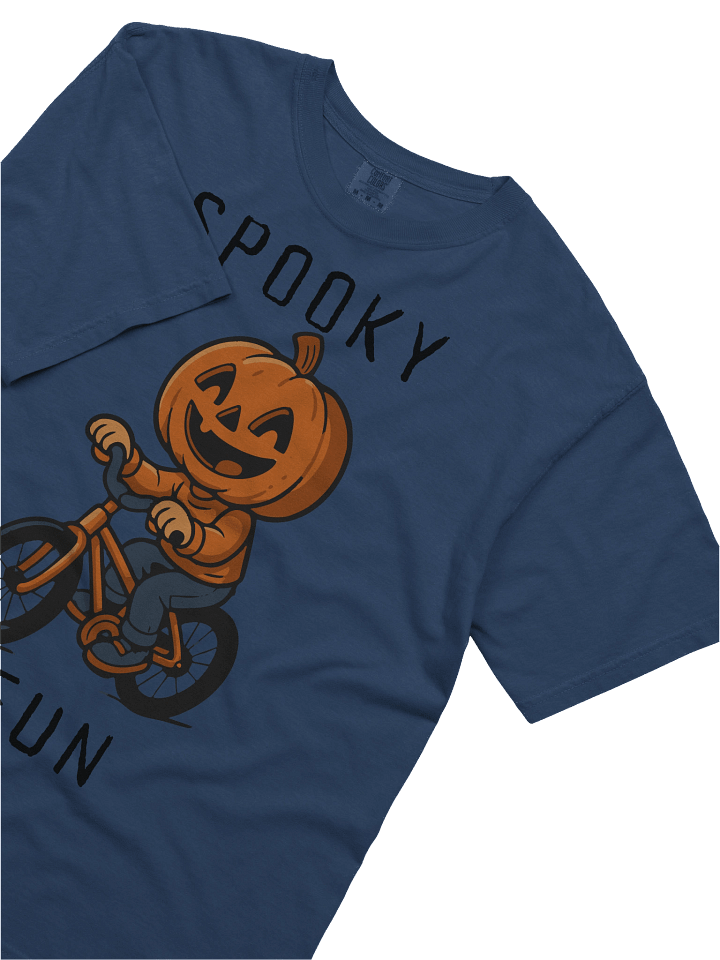 “Spooky Fun Rider” Kids Halloween BMX Tee product image (10)
