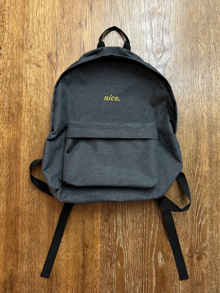 'Nice.' Signature Backpack product image (1)
