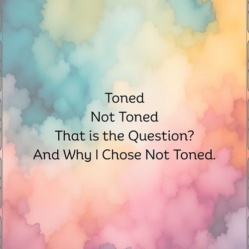 Toned pages, a much-debated topic, some like them and others, not so much. 

I like the clean white back pages since I remove...