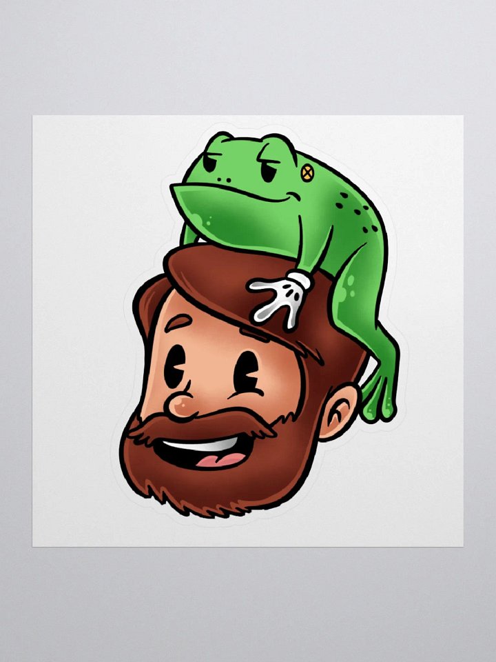 Croak 2024 Face logo sitcker product image (1)