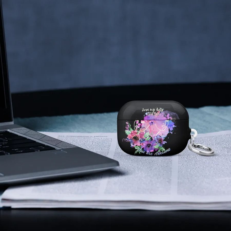 Whimsical Friendship All-Over Print AirPods® Case for your special friend product image (12)