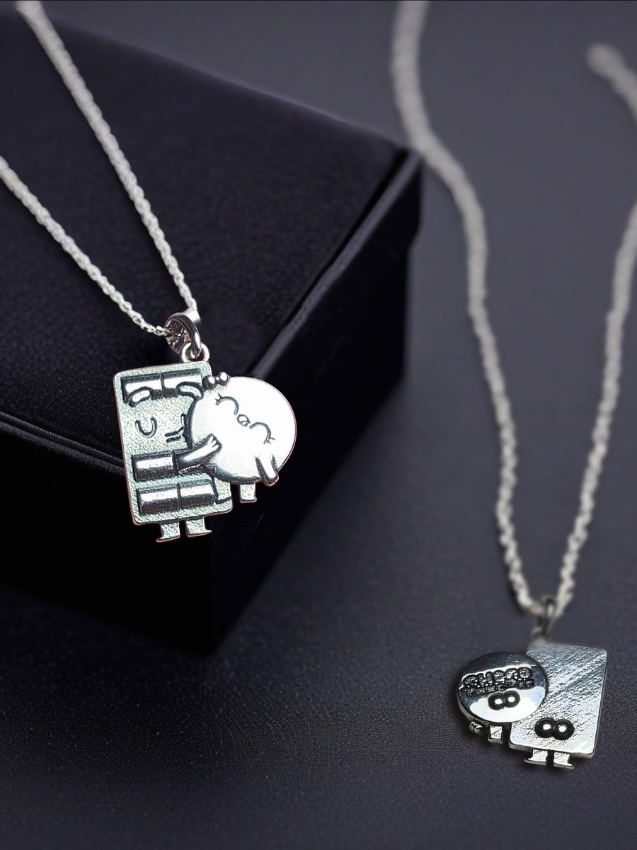 Sweet kiss- Silver Matching Necklace product image (1)