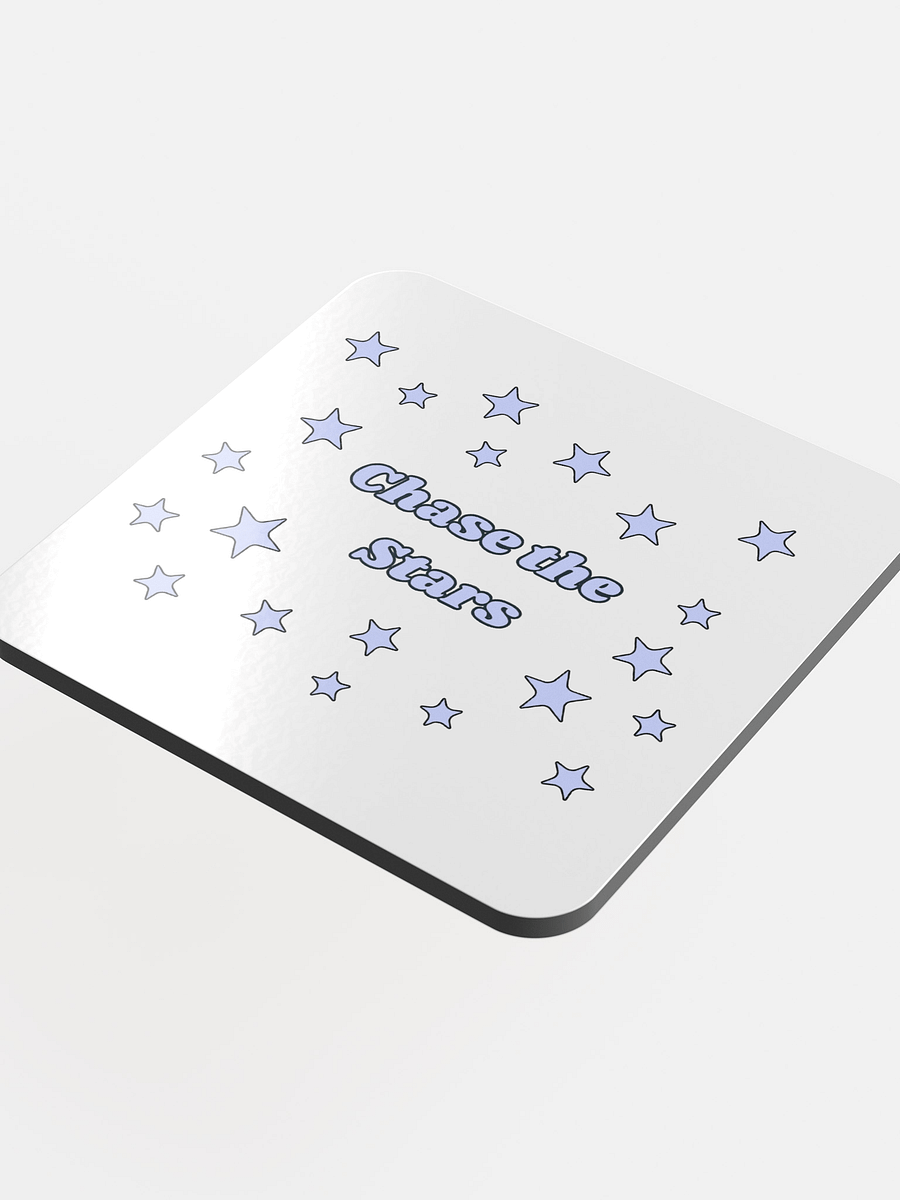Chase the Stars Glossed Cork Coaster product image (4)
