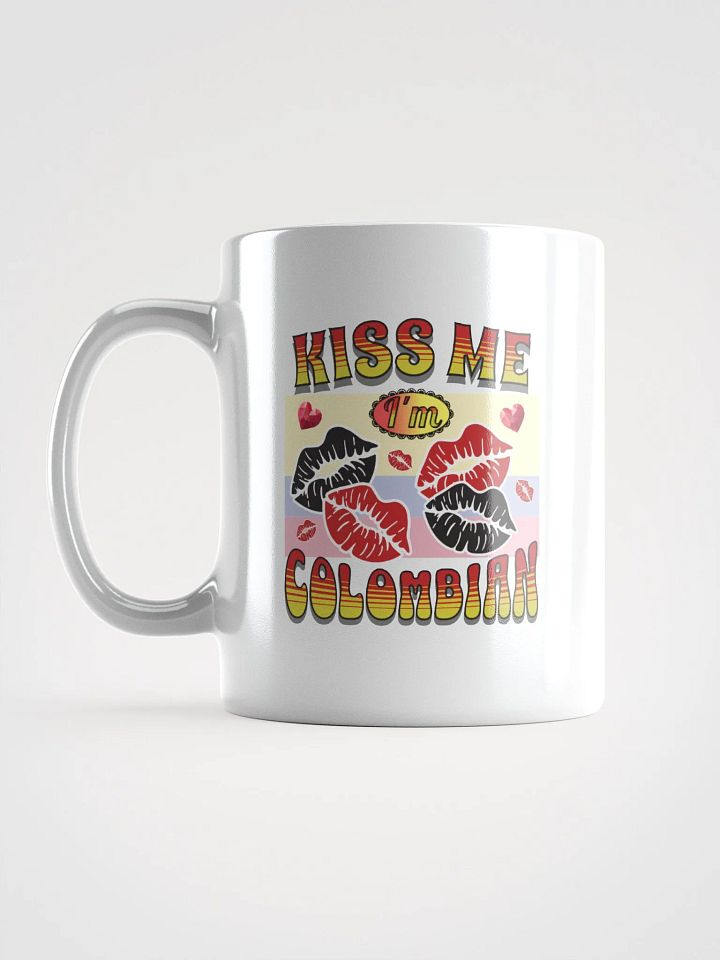 Kiss Me I'm Colombian Pride Mug product image (1)