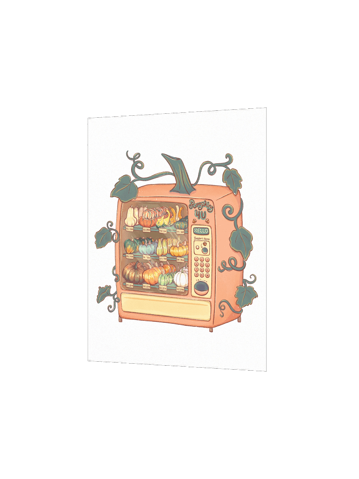Pumpkin Vending Machine - Print product image (4)