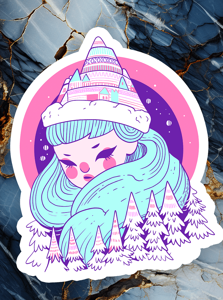 Ski Lodge | Die-Cut Magnet product image (1)