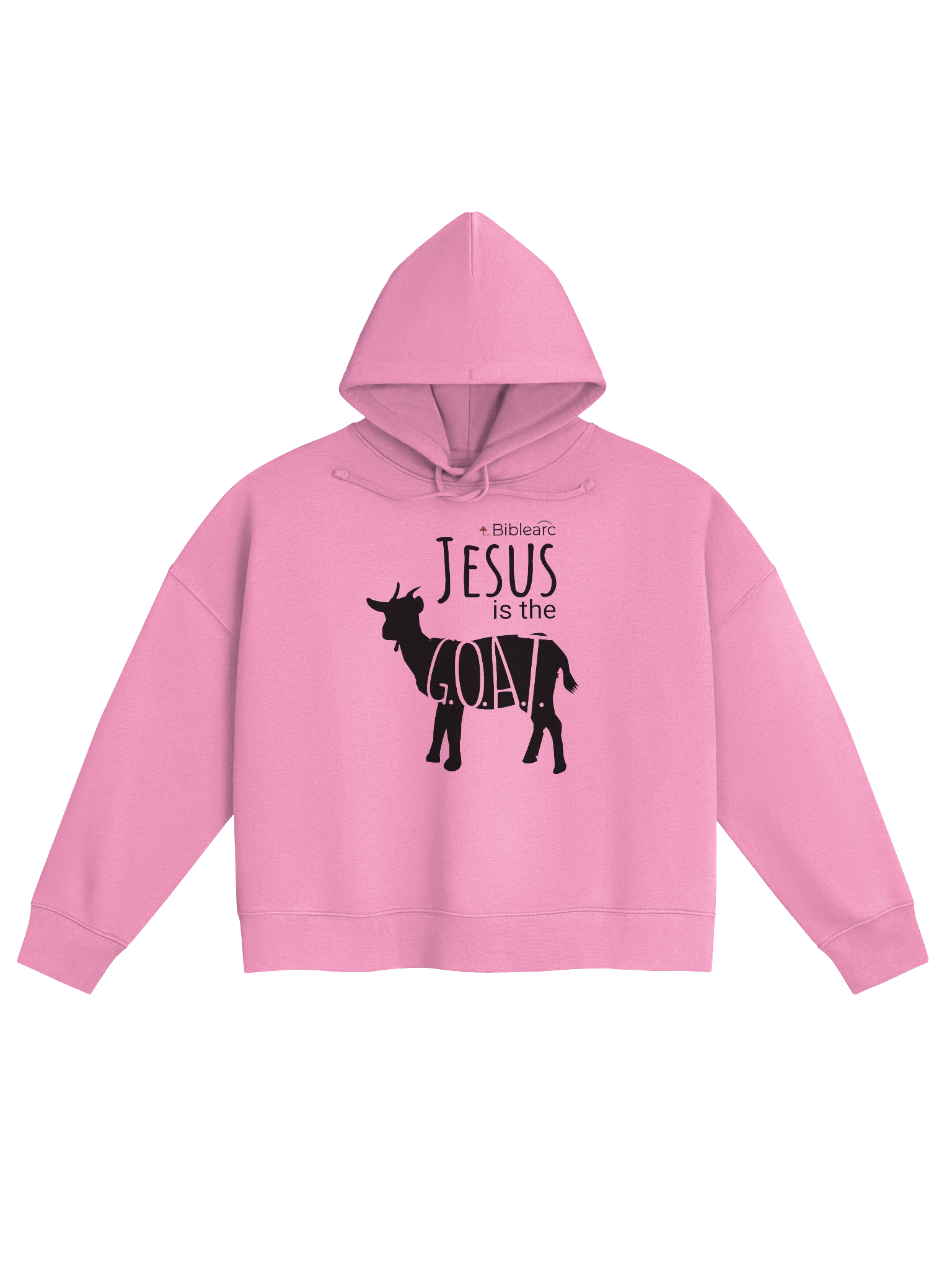 Jesus is the G.O.A.T. Women’s Short-Cut Hoodie product image (1)