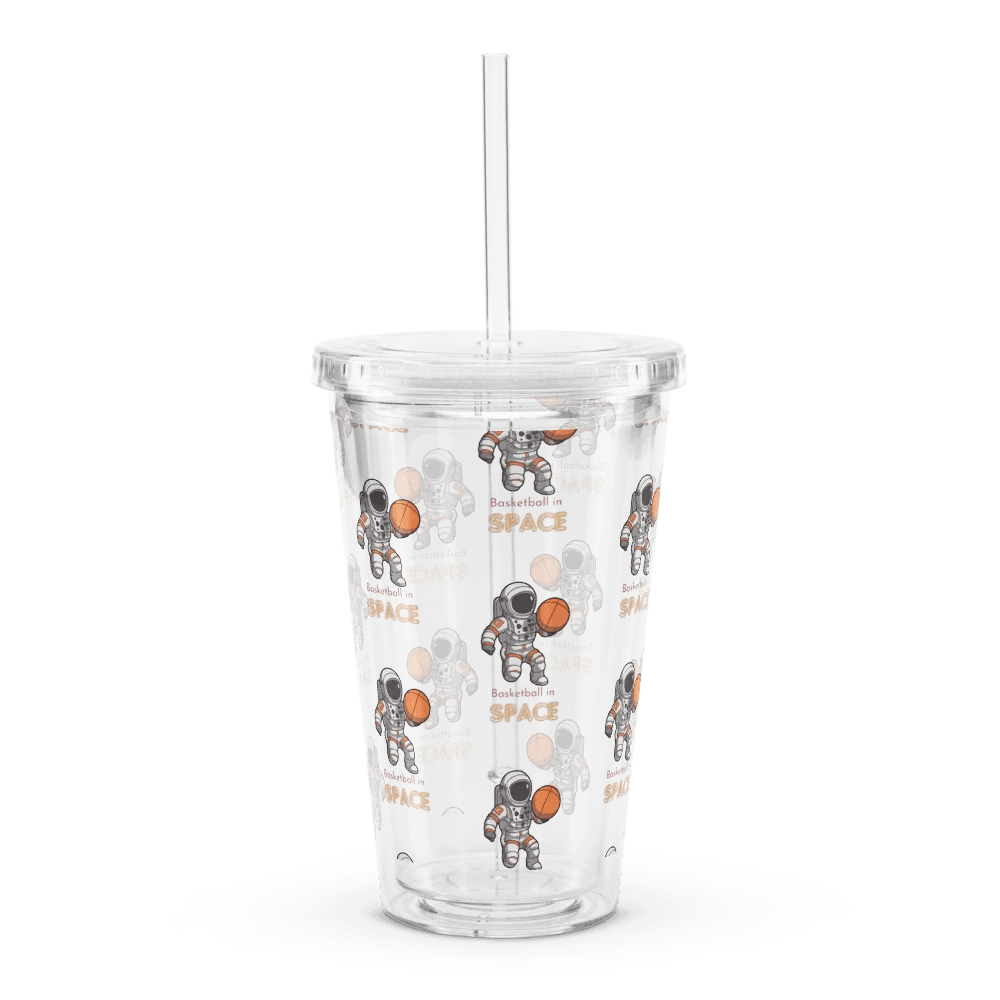 Astronaut Dunking A Basketball In Space. Cosmic Dunk Double Wall Tumbler product image (4)