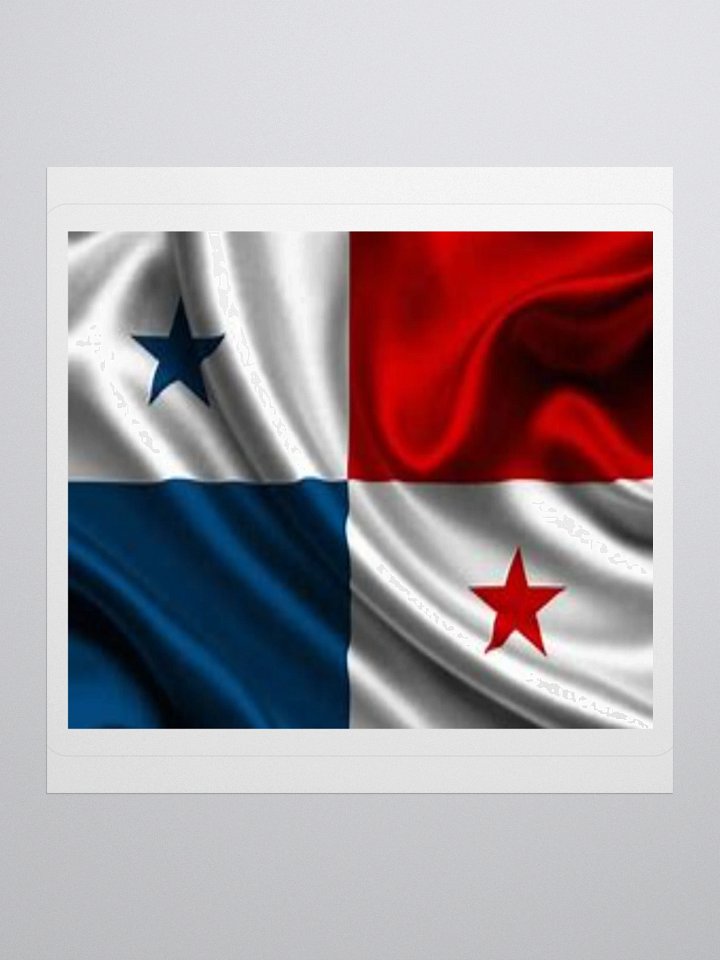 Exclusive Panama Flag Kiss-Cut Stickers - High-Quality Vinyl, Multiple Sizes product image (3)