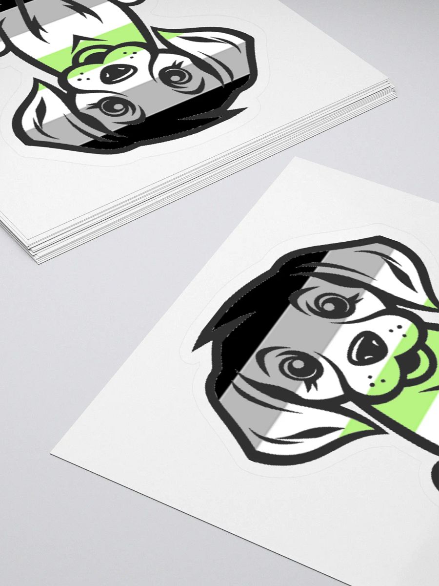 Agender Pride Puppy Sticker product image (4)
