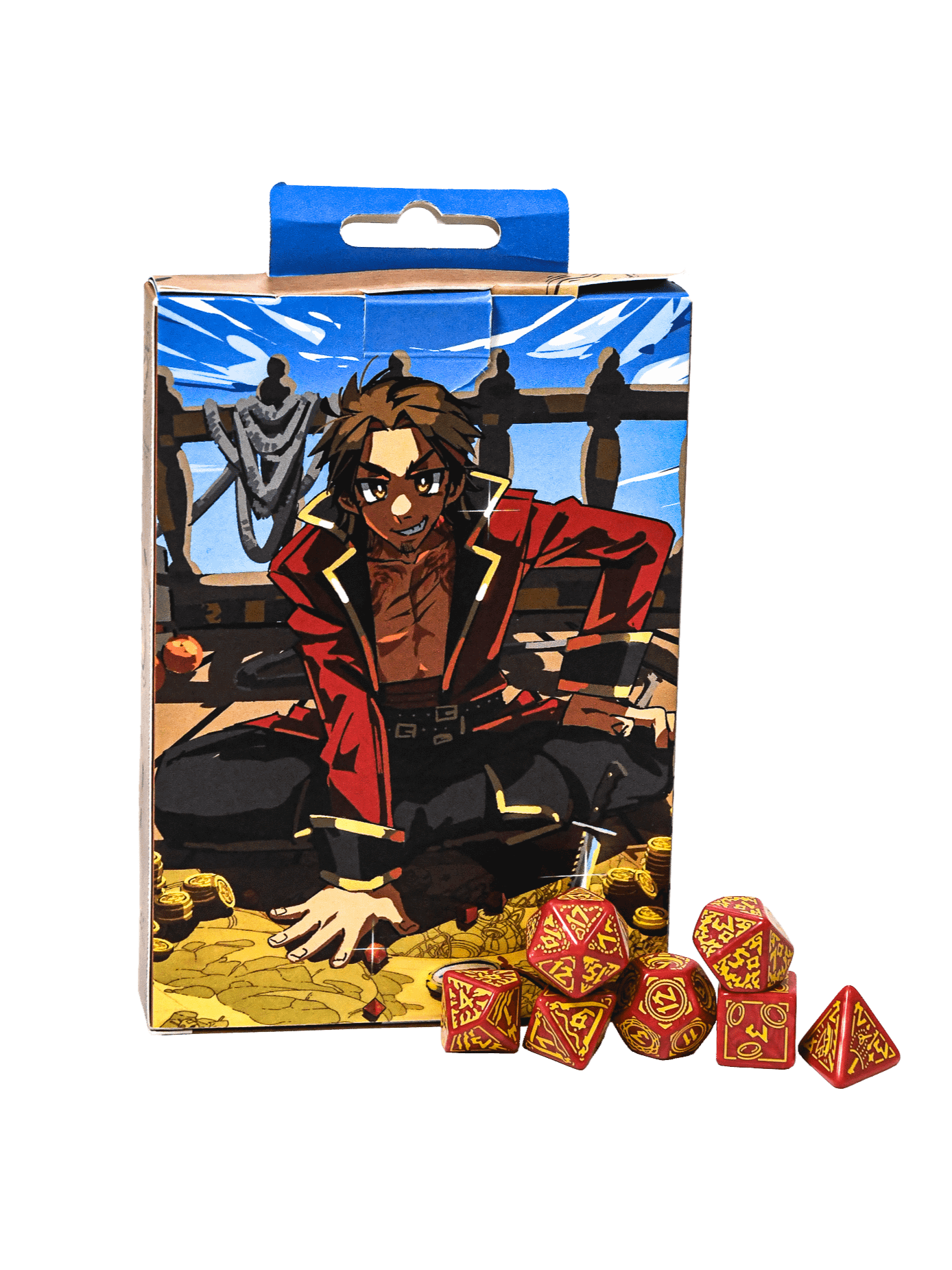 Chip Dice Set 7pcs - Riptide Character Dice product image (2)