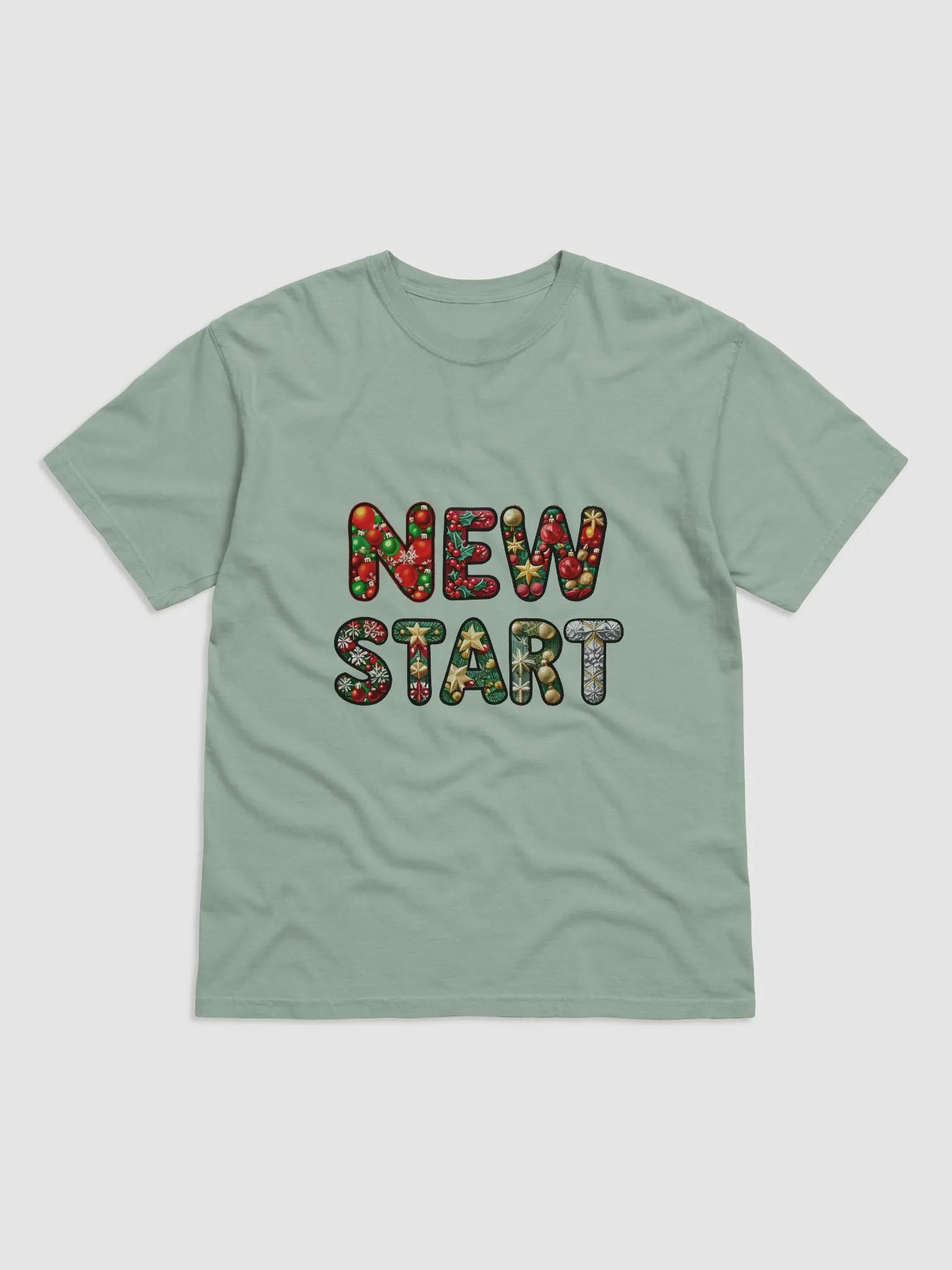 Festive Holiday 'NEW START' T-Shirt product image (2)