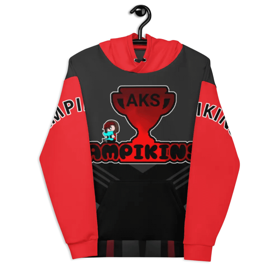 Red And Black AMPIKINS - Unisex Hoodie product image (7)