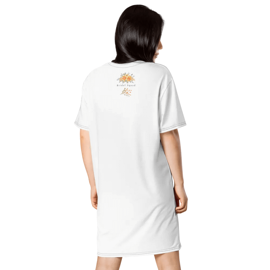 Bridal Squad T-Shirt 005 Yellow Roses Logo Dress product image (4)