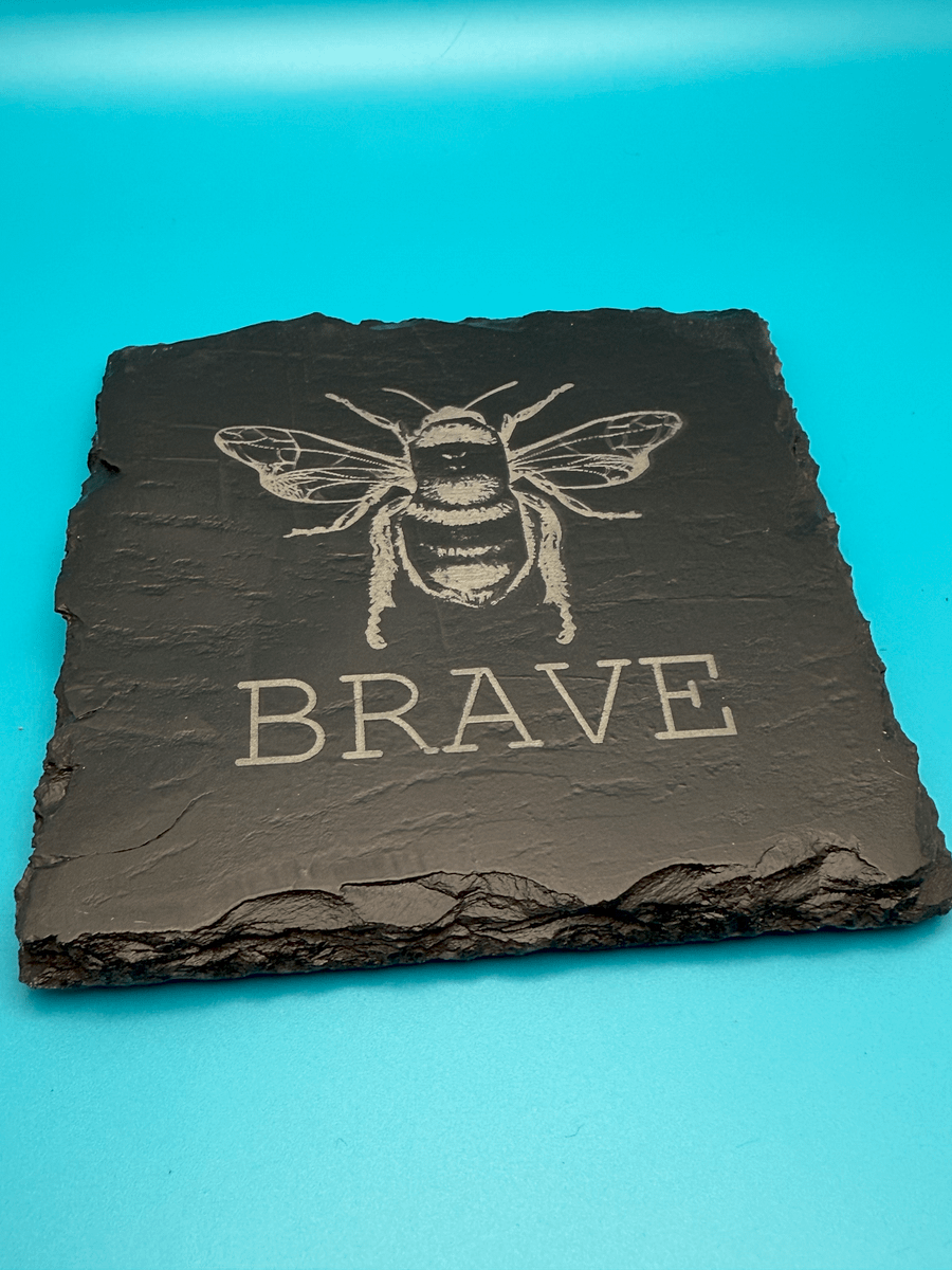 Slate "Bee" Coasters - 4 pack product image (6)