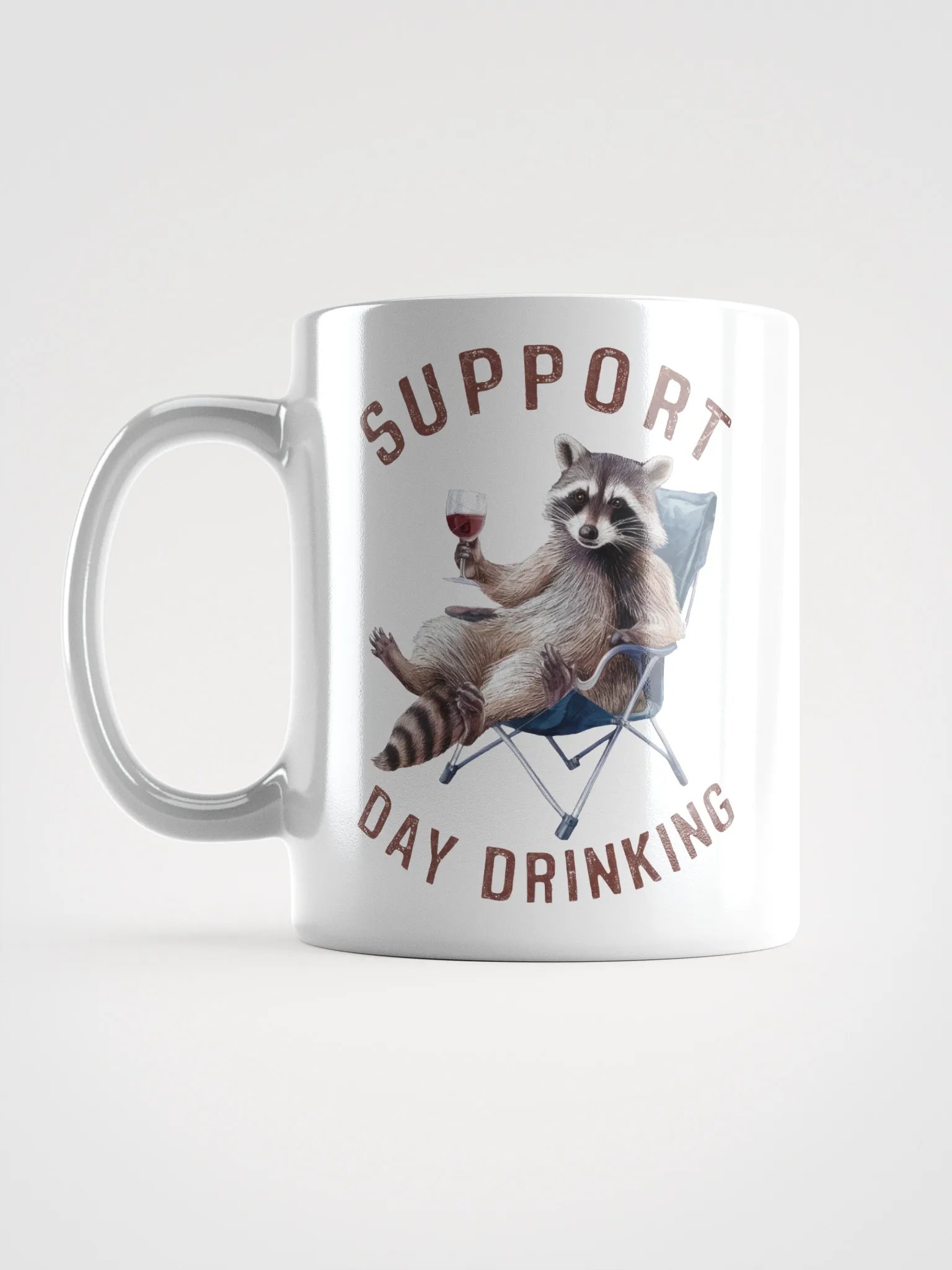 Laid-Back Raccoon Day Drinking Mug product image (17)