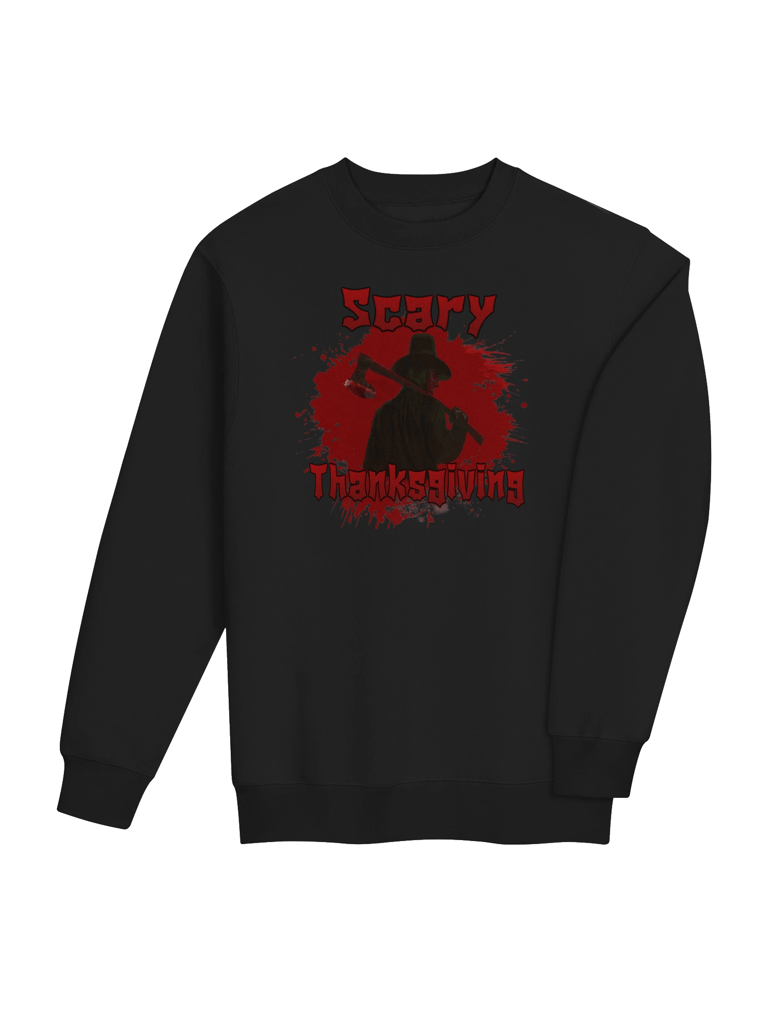 Scary Thanksgiving Axe Crewneck Sweatshirt product image (15)