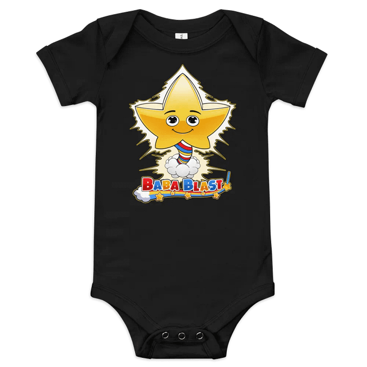 Baba Blaster Baby Short Sleeve One Piece product image (2)